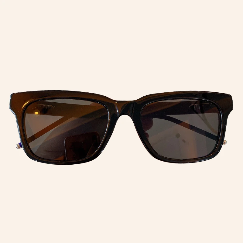 No.1 Sunglasses Модные прямоугольные солнцезащитные очки для женщин и мужчин с gafas de sol hombre брендовые солнцезащитные очки - Цвет линз: No.1 Sunglasses