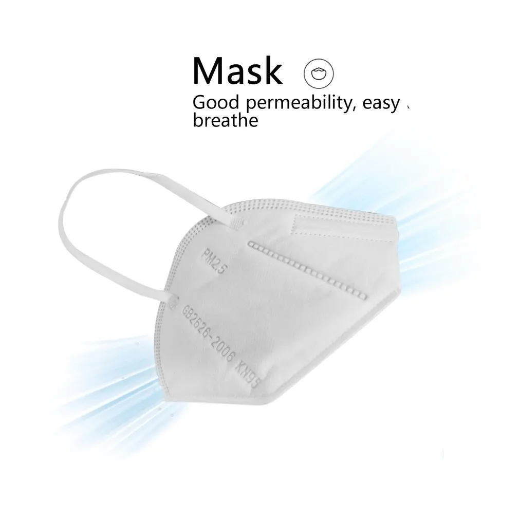 

10pcs KN95 Disposible Mask Recyclable Protective Mask Anti-Dust Masks Anti-fog Masks Safety Protective Supplies