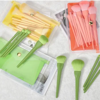 

10 Candy Color Makeup Brush Set Eye Shadow Brush Beauty Makeup Set Kit Lip Brow Highlight Eyelash Blush Foundation Beauty Tools
