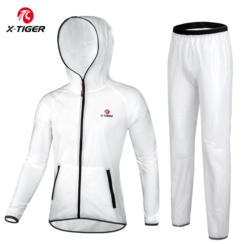 Cycling Clothes X Tiger Raincoat Suit Waterproof for Outdoor Activities
