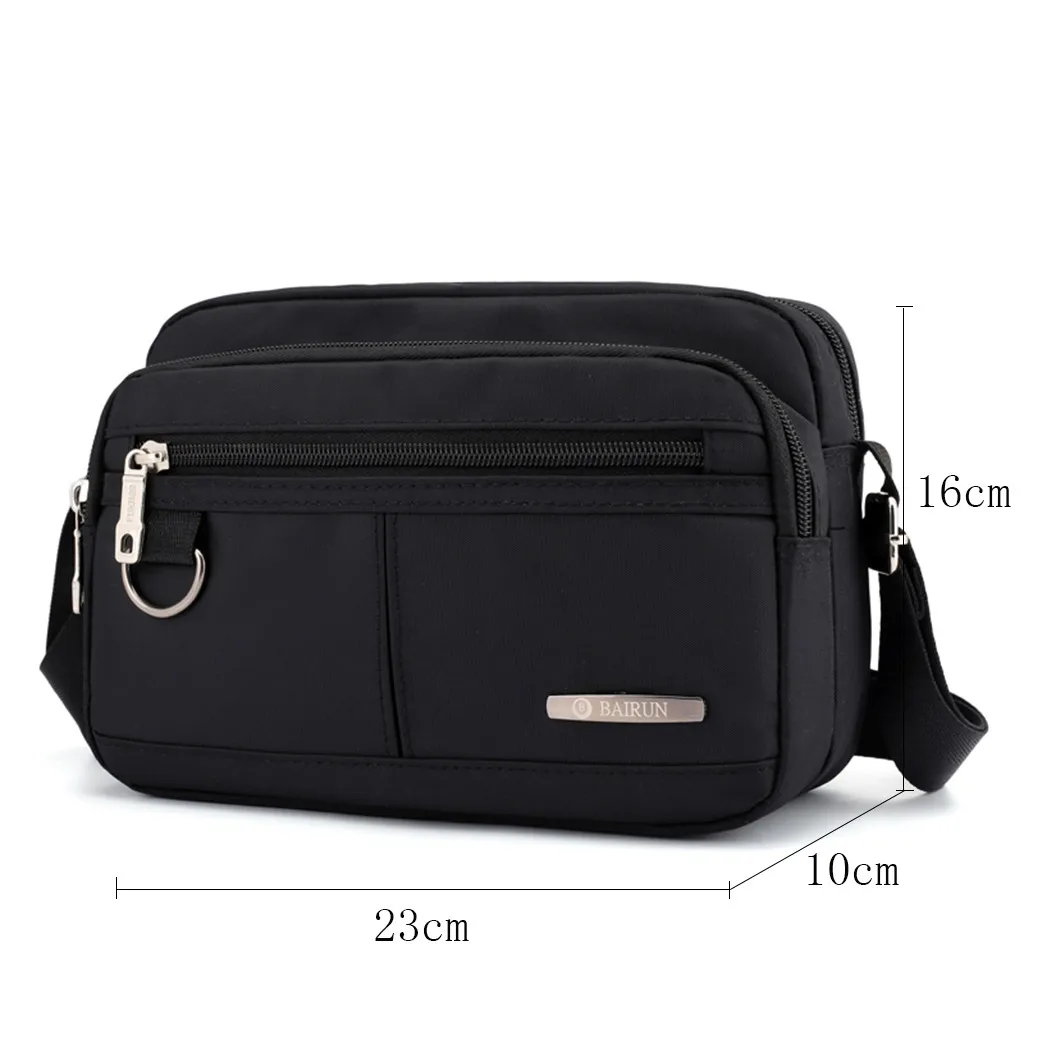 Mens Large Leather Shoulder Messenger Cross Body Bag 2 Colours Ladies