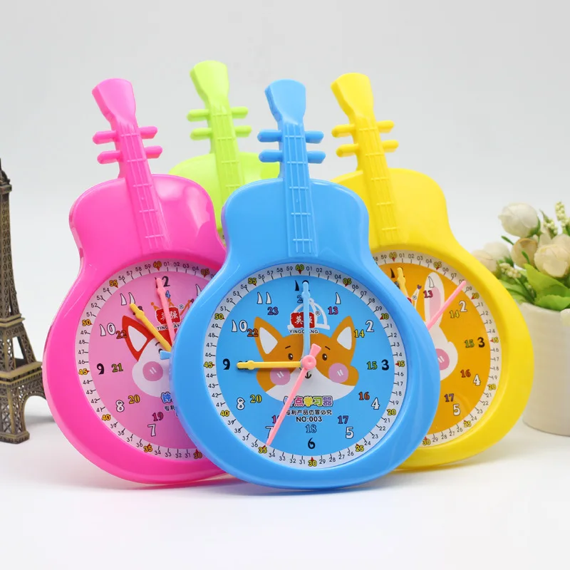 Fashion Kids Music Toys Learn To Tell Time Clock Model Teaching Kids Baby Early Learning Intelligence Toys Gifts For Children