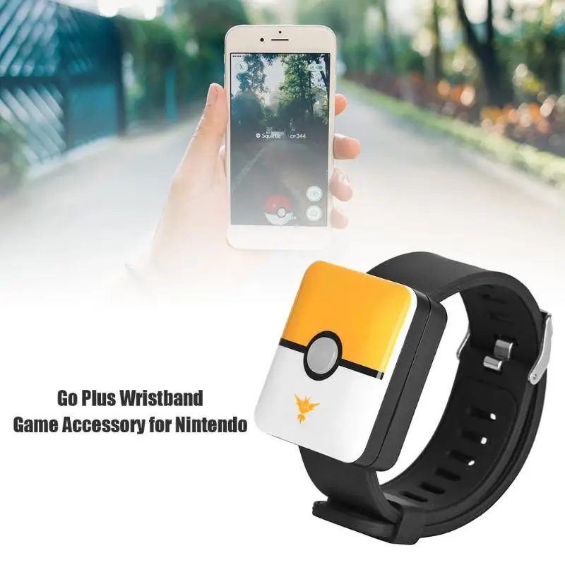 

2pcs Auto Remind Bluetooth Wristband Bracelet Automotic Reminder Rechargable Square Smart Watch Band for Nintend Pokemon Go Plus
