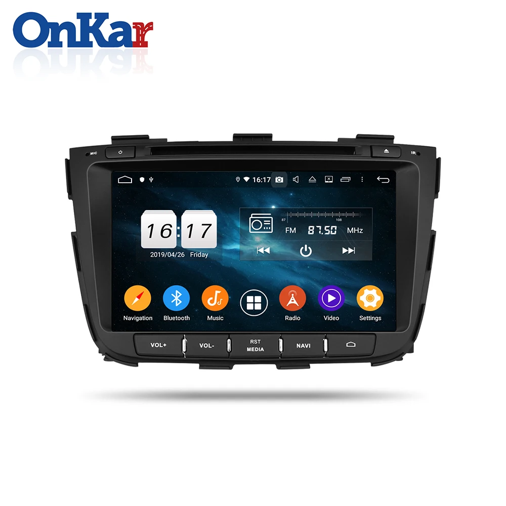 Автомагнитола ONKAR 2 Din для Kia Sorento 2013 2014 автомобильный DVD-плеер Android 9 0 4 Гб + 64 ГБ