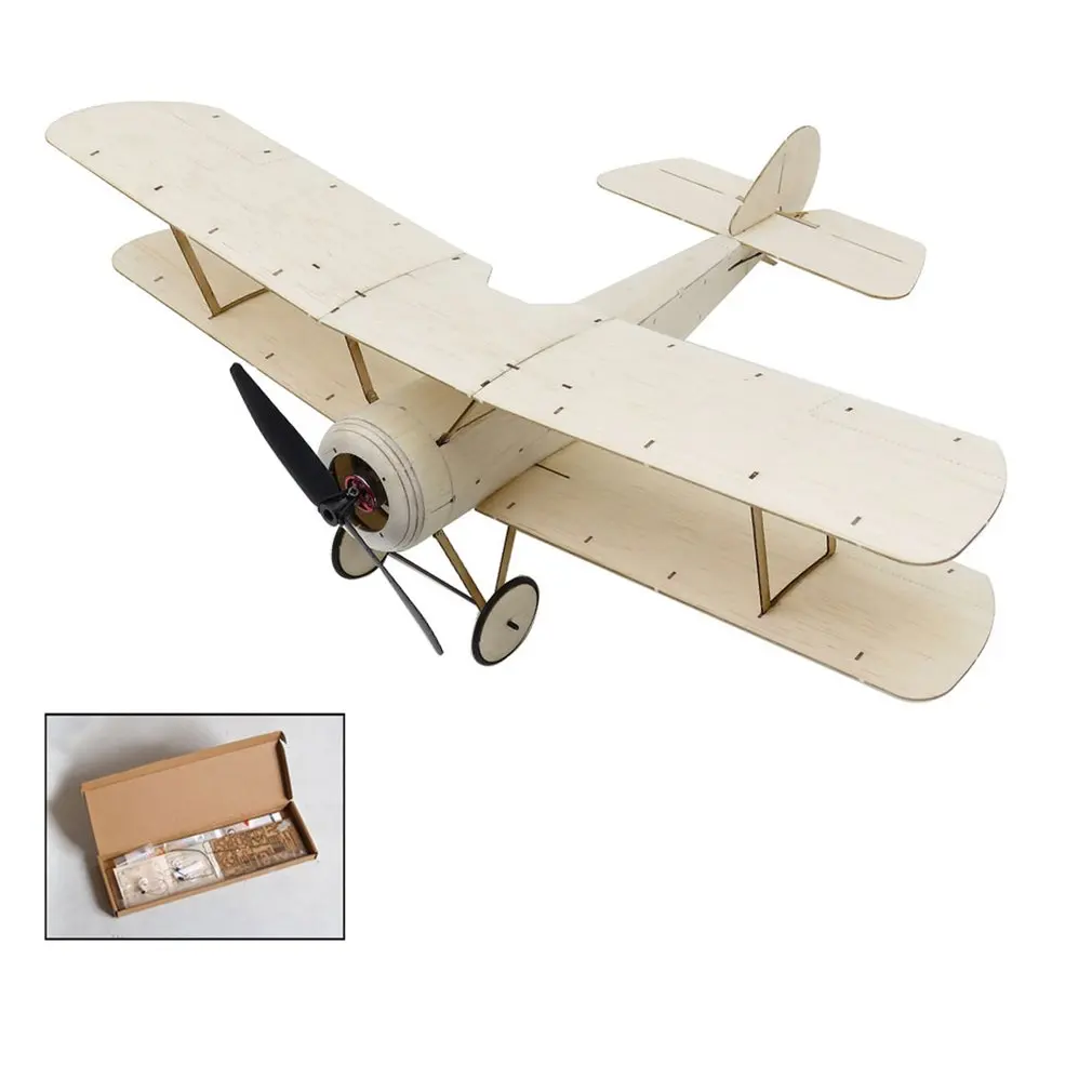 Sopwith Pup RC самолет пробкового дерева 378 мм Warbird Самолет комплект с бесщеточной силовой системой Aeromodelling Kit K6