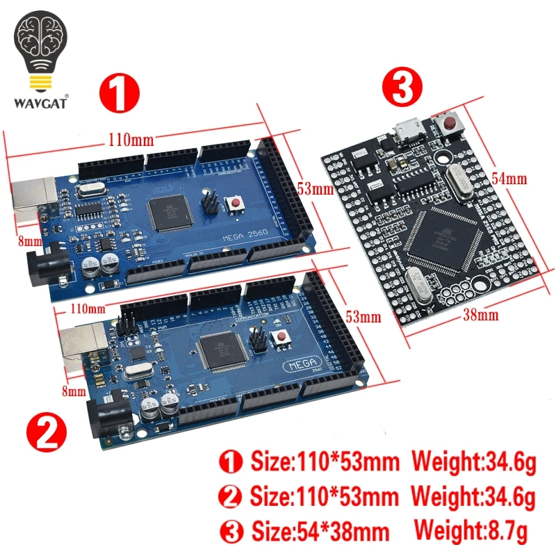 MEGA2560 MEGA 2560 R3 ATmega2560-16AU CH340G AVR USB плата развития MEGA2560 для arduino