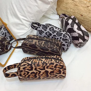 

best selling products Women's Outdoor Fashion Trend Long Solid Leopard Leather Pencil Case for wearable devices dropshipping