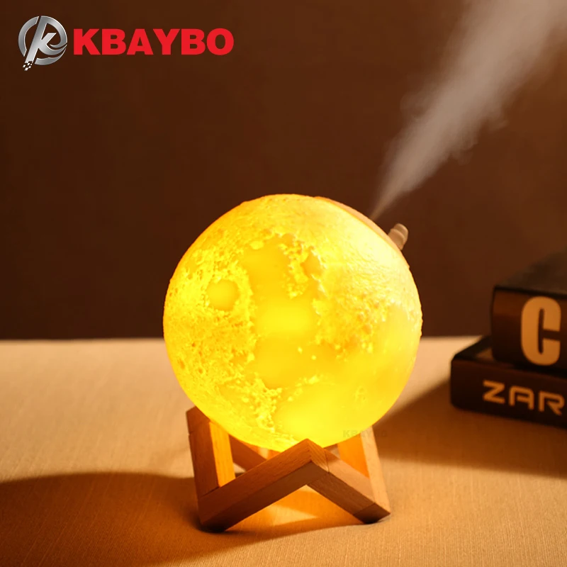  KBAYBO 880ML USB Air Humidifier Ultrasonic Humidifiers Portable Air Mist Maker Aromatherapy Diffuse