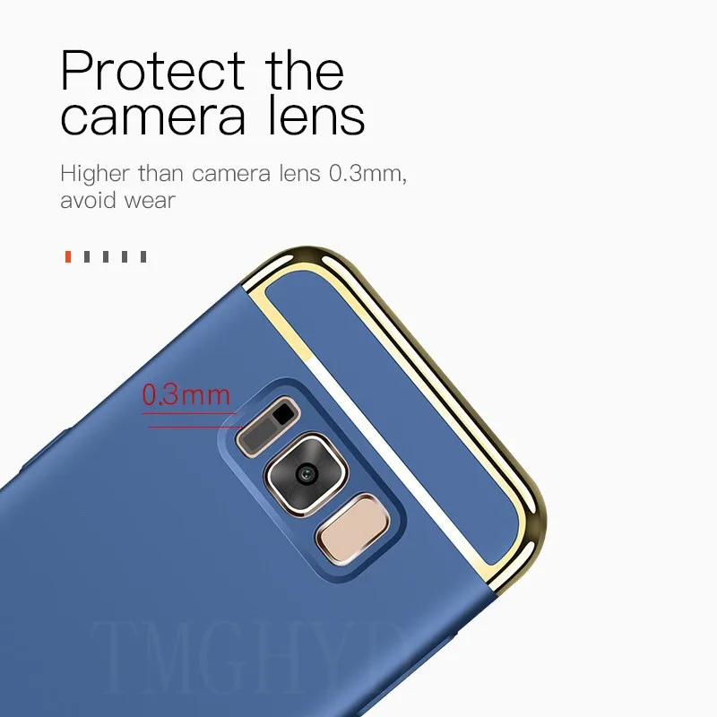 Поликарбонатный люксовый чехол покрытие Защитный чехол для samsung Galaxy S9 S8 S10 A8 A7 A6 плюс S7 S6 край A50 A30 A5 Note 8 9 Жесткий Чехол