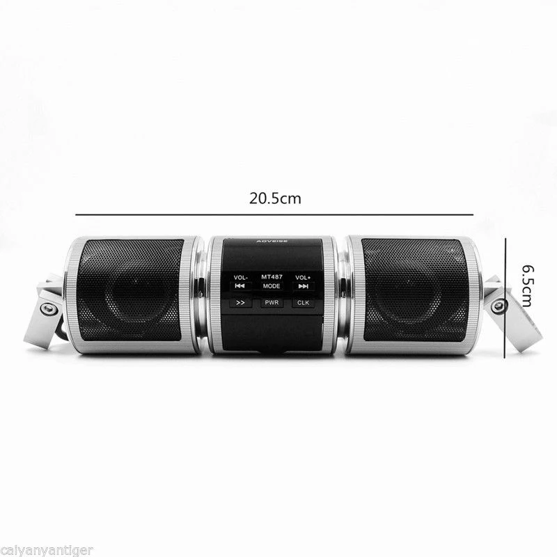 DOITOP водонепроницаемый мотоцикл BlueTooth колонки аудио радио звуковая система стерео колонки MP3 USB Поддержка TF карта с fm-радио