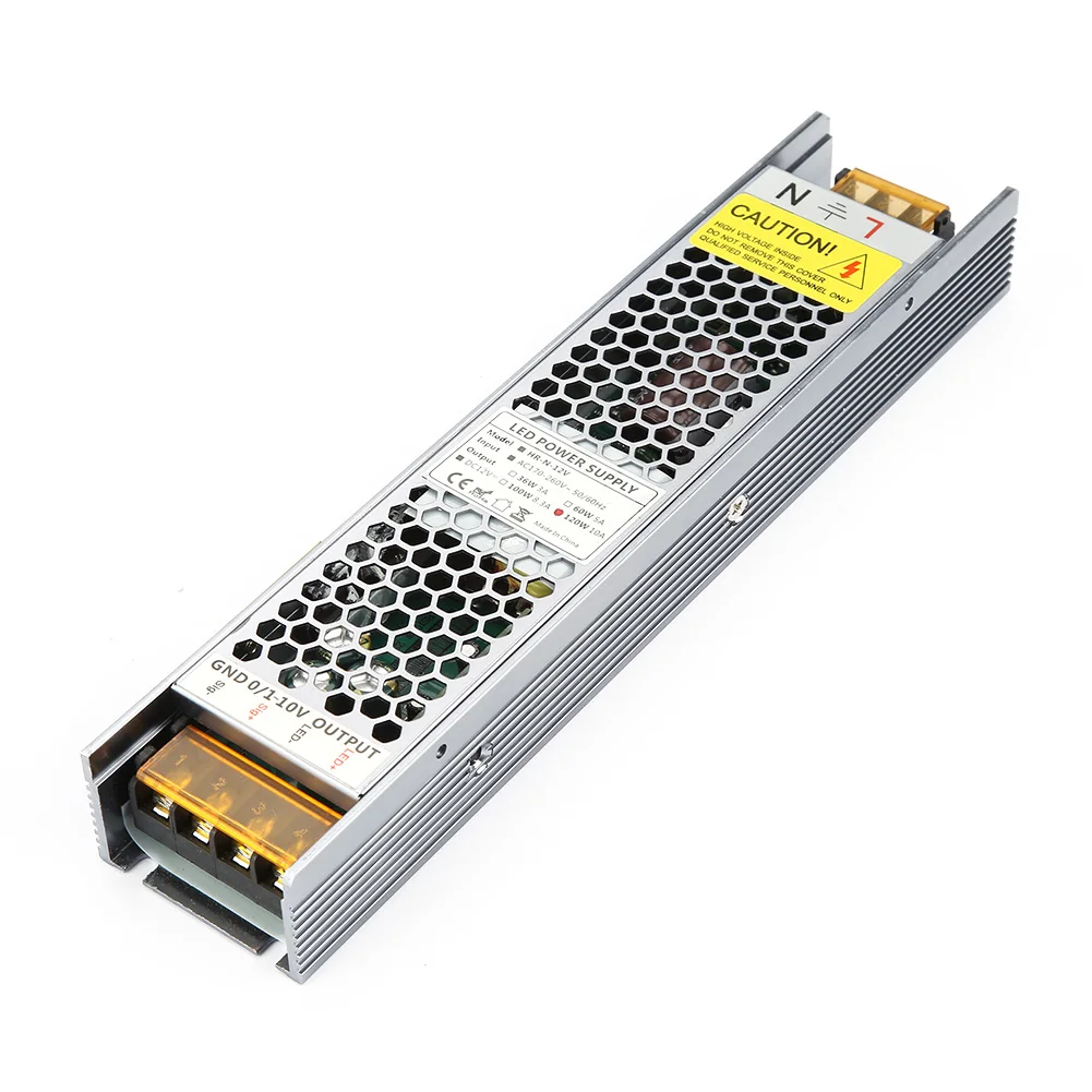 12V 10A 120W светодиодный Диммируемый драйвер затемнения Питание трансформатор тиристорный диммер Питание