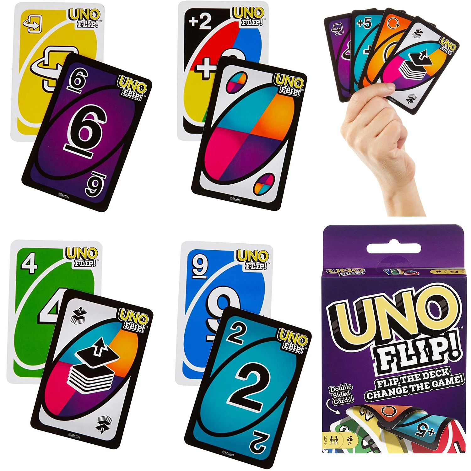 Uno Flip枚の子供向けゲーム 男の子と女の子向けのゲーム トランプ 楽しいポーカー カードゲーム Aliexpress