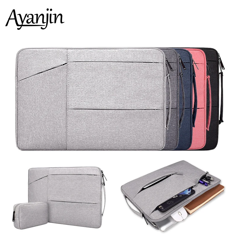 Чехол с рукавом, сумка, сумка 14 15,6 дюймов для Macbook air 13 pro 11 12 15, сумка для ноутбука Xiaomi Asus lenovo, портативный чехол для ноутбука