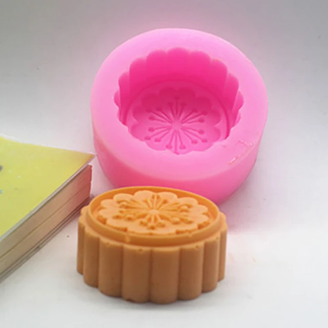 Mooncake Mold Chocolate Muffin Cups Mid-autumn Festival Snowy Moon Cake  Baking