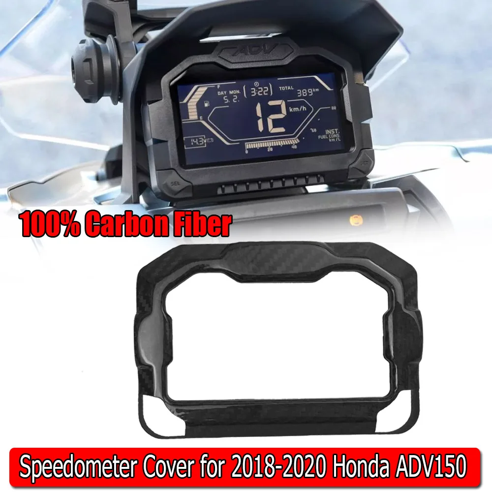 Per Honda X Adv 150 Adv150 Tachimetro In Fibra Di Carbonio Contachilometri Strumento Strumento Copertura Adesivo Decorazione Trim 18 19 21 Bumpers Chassis Aliexpress