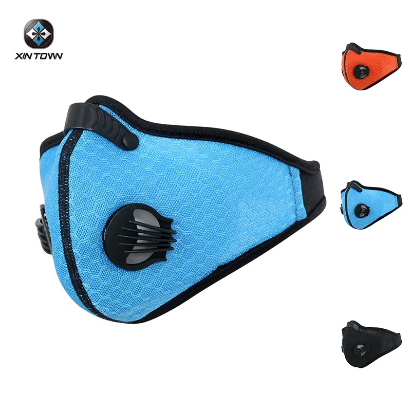 Xinown Cycling Mask Solid Color Dustproof Cycling Masks Filter Inner Wearing Outdoor Riding Supplies