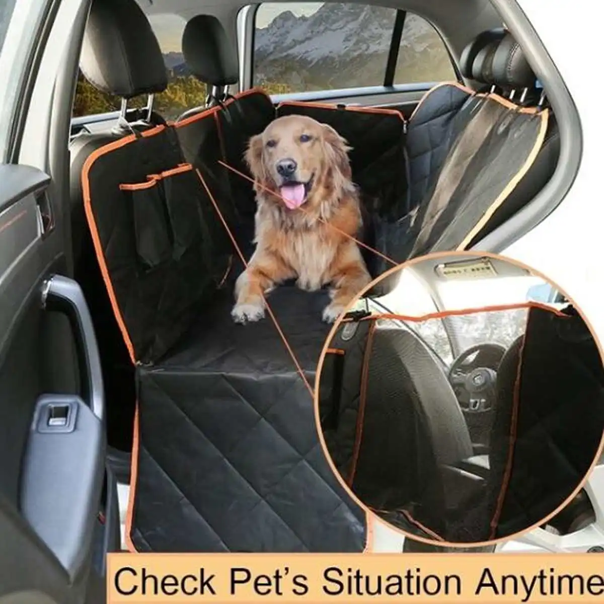 Водонепроницаемый чехол для домашних животных чехол для на автомобильное сиденье для перевозки собак автомобильный коврик для домашних собак переноска автомобилей задняя крышка сиденья коврик Гамак Подушка протектор с карманом для хранения