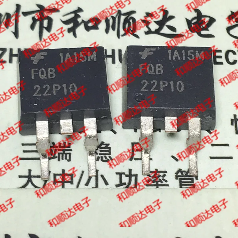 10 шт./лот FQB22P10 новое место P пересечение до-263-100 V-22A