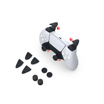 

For PS5 Game Controller Trigger Key Protection Button Non-slip Rocker Cap PS5 Protection Cap 8-in -1 Set