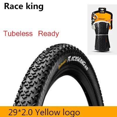 Континентальная 26 27,5 29 2,0 2,2 MTB шина гоночный король велосипедная шина анти прокол 180TPI Складная Шина горный велосипед шины X-King - Цвет: 29x2.0 yellow