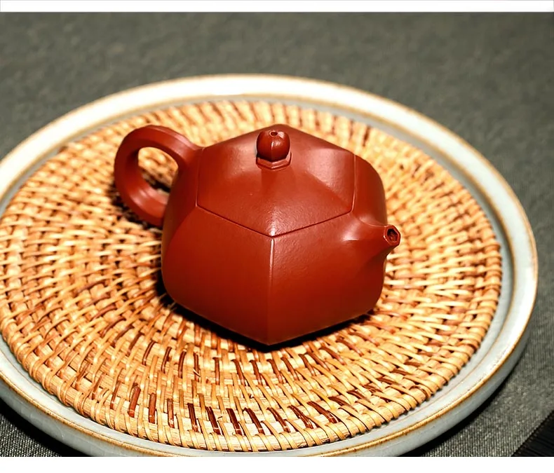 195 мл аутентичный Исин Фиолетовый Глиняный Чайник ручной работы Dahongpao шесть квадратных Xi Shi горшок китайский Zisha чайный набор кунг-фу коллекция подарок