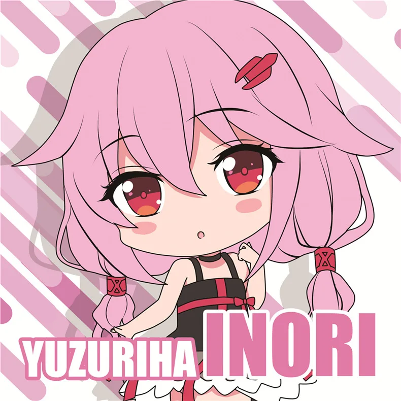 MGF Guilty Crown аниме-Подушка Косплей домашний декор подушка 45x45 см Yuzuriha Inori квадратные ЗАДНИЕ подушки