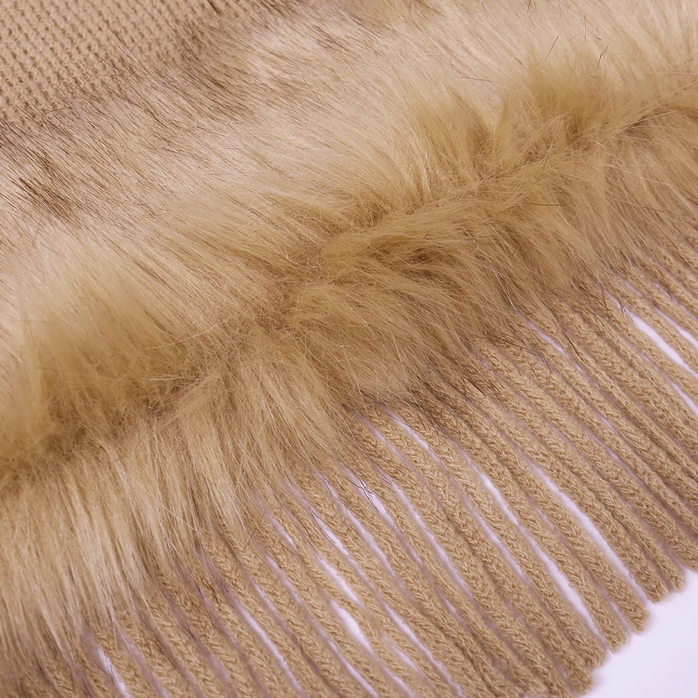 Накидка с бахромой шаль меховой воротник плащ сплошной цвет кардиган свитер зима шерсть мягкий теплый клетчатый шарф накидка шаль