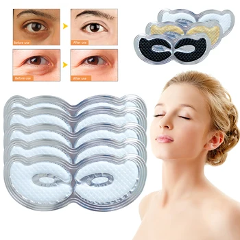 

3~5 Pairs Collagen Eye Mask Hydrogel Moisturizing Eye Patches Remove Dark Circles Anti-ageing Wrinkle Whitening Skin Care TSLM1