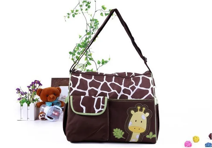 

Fashion Multi-functional Mummy Bag Large Capacity Cartoon Pattern Mummy Bag Cross-body Maternity Package Hand Mommy Bag