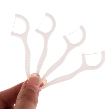 

30Pcs/Bag Dental Water Floss Oral Teeth Pick Tooth Picks ABS Floss Dental Flosser Oral Hygiene Dental Sticks