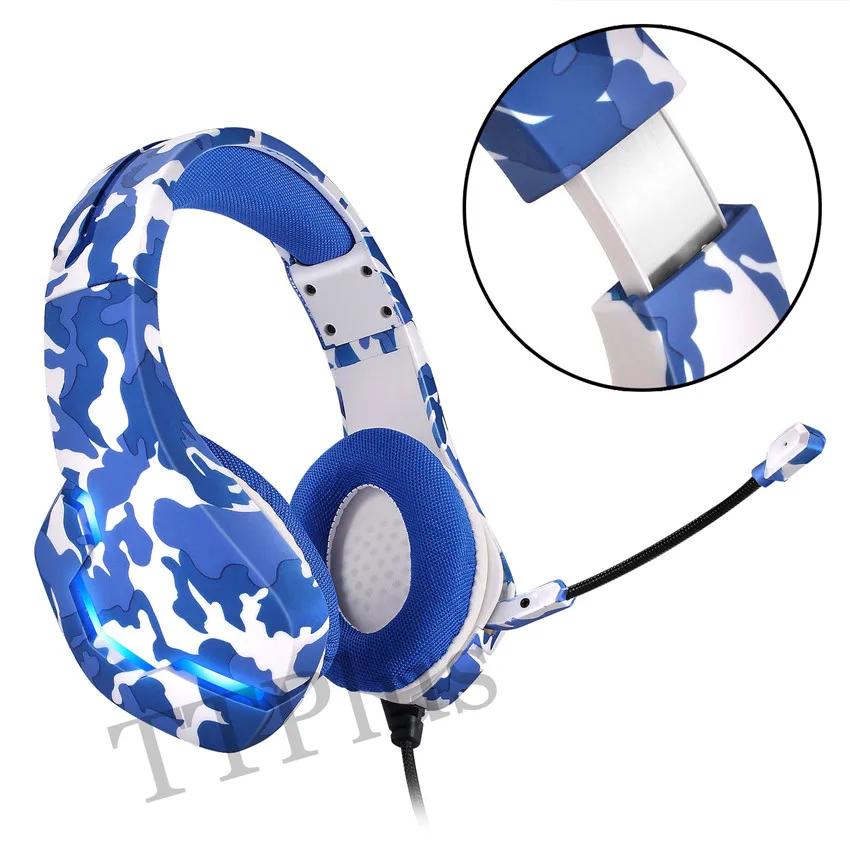 J10 Gaming Headset USB Stereo Headphone Surround Sound Headsets 3 5MM With Microphone Lighting Computer Gaming Earphone