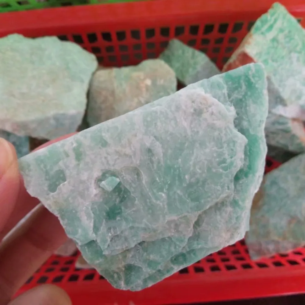 250Ct натуральный африканский зеленый Амазонит минеральное Исцеление Кристалл необработанные камни
