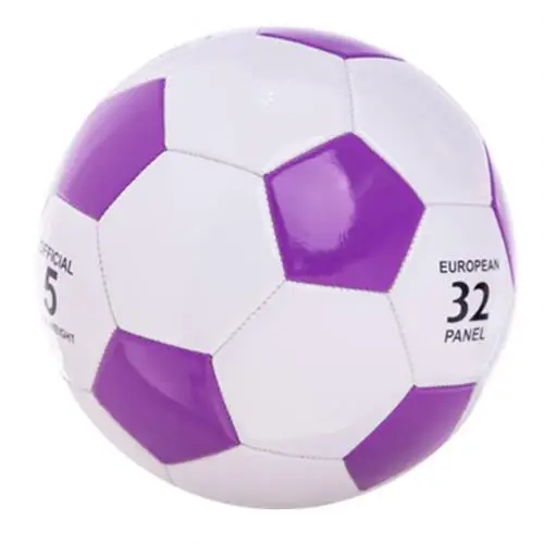 Purple 5 Классический размер 4, 5, износостойкий футбольный мяч из искусственной кожи для командного матча, тренировочный мяч для студенческой команды для детей и взрослых - Цвет: Purple 5
