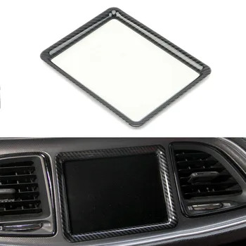 

ABS Decor Frame Parts Carbon Fiber Console For Dodge Challenger Charger
