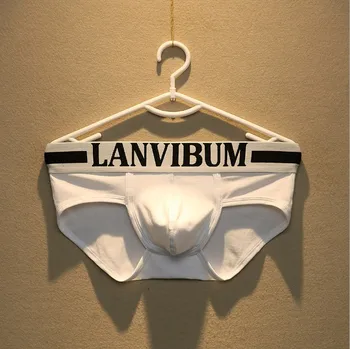

LANVIBUM sexy men briefs U Convex calzoncillos hombre cueca gay men Underpants LA602