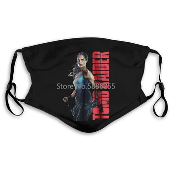 

New Tomb Raider Lara Croft Movie New Design Print Unisex More and Colors Men's Women's Mouth Mask Filter