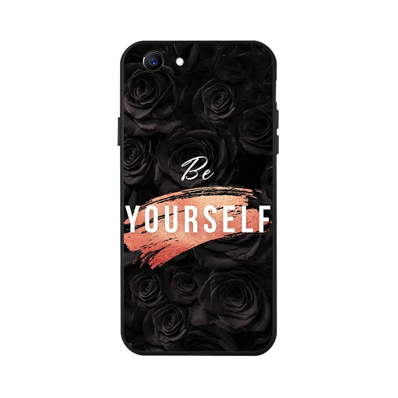 Fashion Black Silicone Case For OPPO Realme 1 Cases Soft TPU Phone Cover For Oppo A79 A71 A59 F3 F11 Coque Bumper Fundass - Цвет: X025