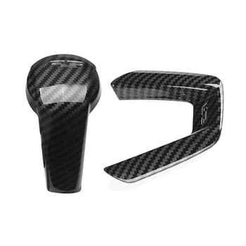 

1x Gear Shift Knob Cover for Mazda Cx-5 Cx5 2017 2018 & 1x Steering Wheel Trim Abs for Mazda 3 2018 Cx-5 2017