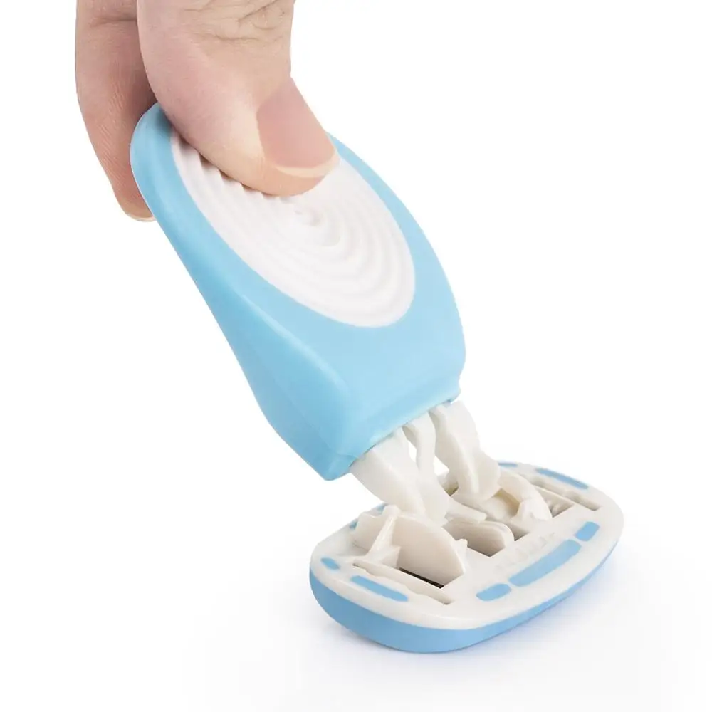 QSHAVE Новая Женская бритва Мини Портативная с линзой для бритья ручная 5 слоями