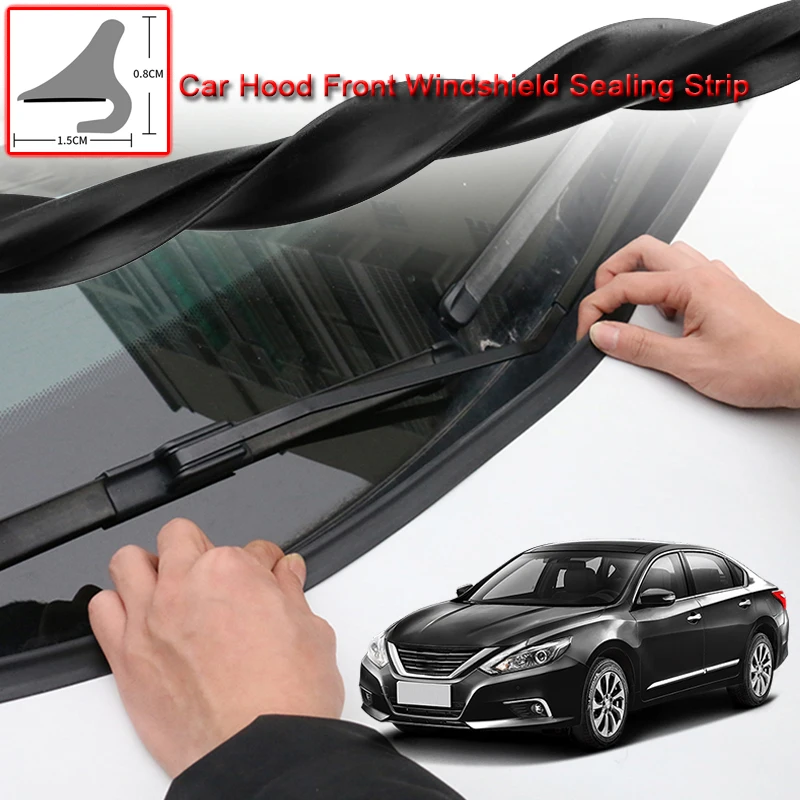 

For Nissan Altima 2016-2020 DIY Car Seal Strip Windshied Spoiler Filler Protect Edge Weatherstrip Strips Sticker Car Accessories