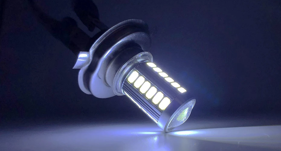 H4 светодиодный светильник супер яркий 5630 5730 33 SMD белый автомобиль противотуманные фары 12 В 24 в 6000 К белый Вождение день ходовой лампы Авто Canbus
