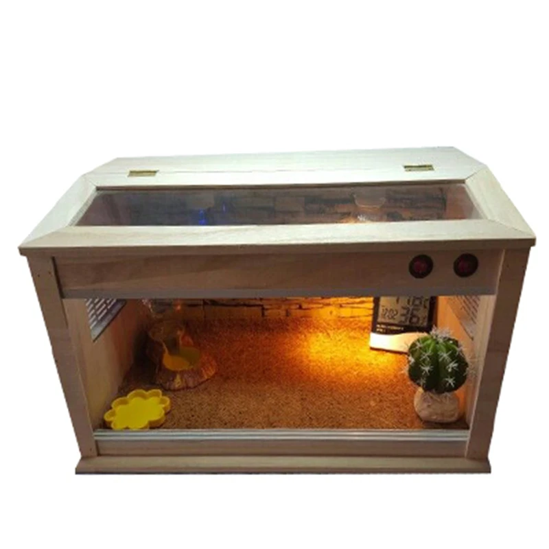 

Tortoise, lizard, spider, hedgehog and reptile incubator, pet box, pet box to cut off the new inclined skylight