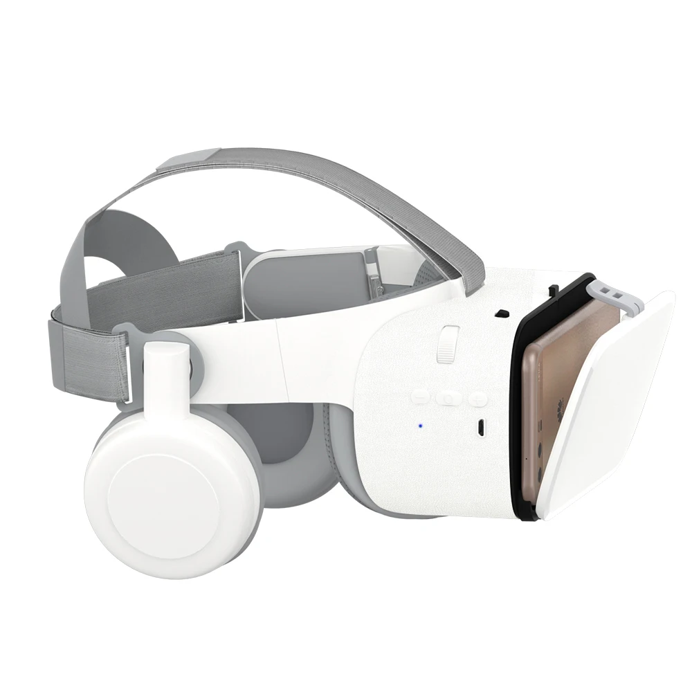 Новые Z6 обновленные 3D очки VR гарнитура Google Cardboard Bluetooth очки виртуальной реальности беспроводной VR шлем для смартфонов