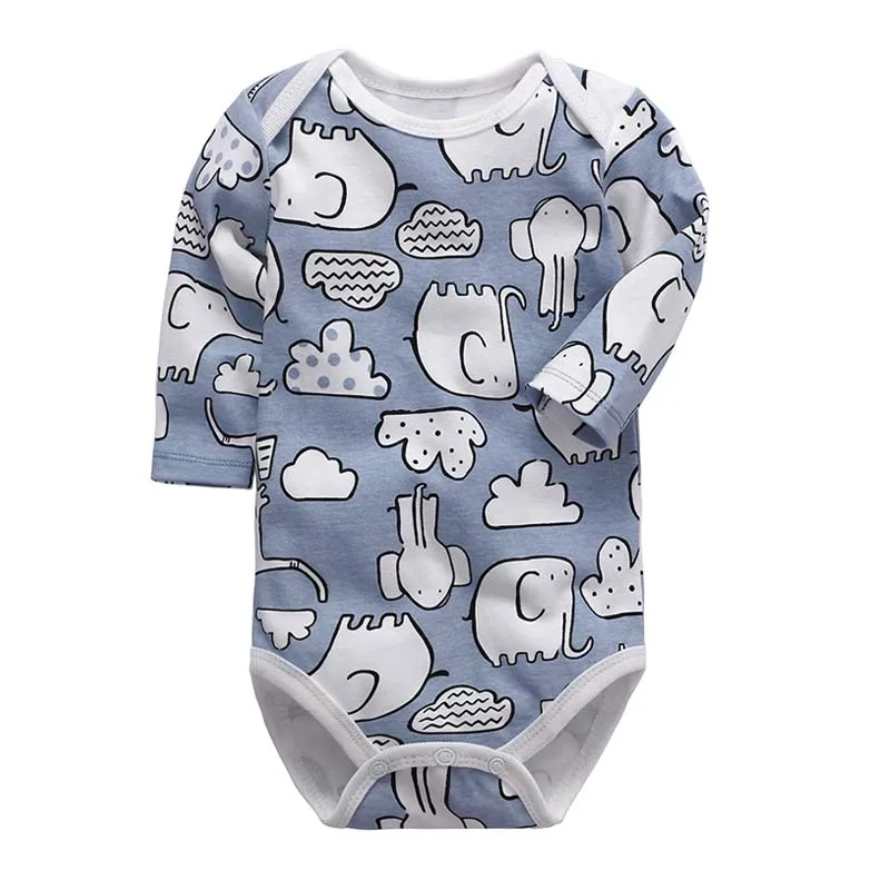 Newborn Bodysuit Baby Babies Bebes Clothes Long Sleeve Cotton Printing Infant Clothing 1pcs 0-24 Months