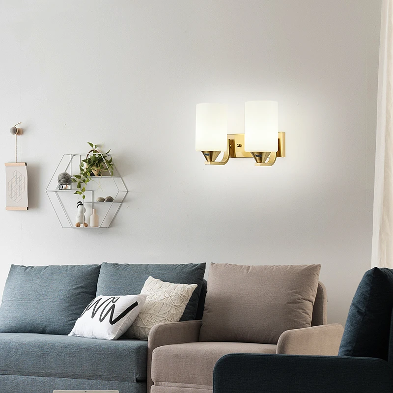

Led Wall Lamp Sofa Background Wall Decor for Living Room Bedroom Bedside E27 Night Light Sconce Reading Lamp Gold Lustre Fixture