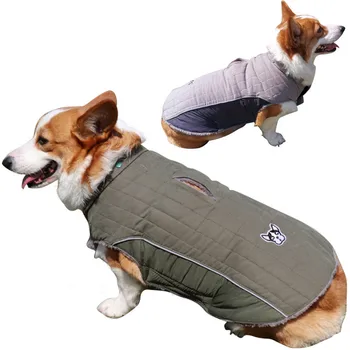 

Luxury Big Dog Down Large Pet Parkas Removable Cap Cotton Padded Puppy Coat Thicken Warm Doggie Clothes Winter Pet Dog Hoodie