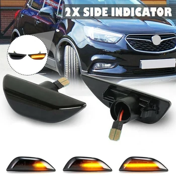 

Led Dynamic Side Marker Light Sequential Blinker Turn Signal Light Lamps for Opel Mokka X for Chevrolet Trax