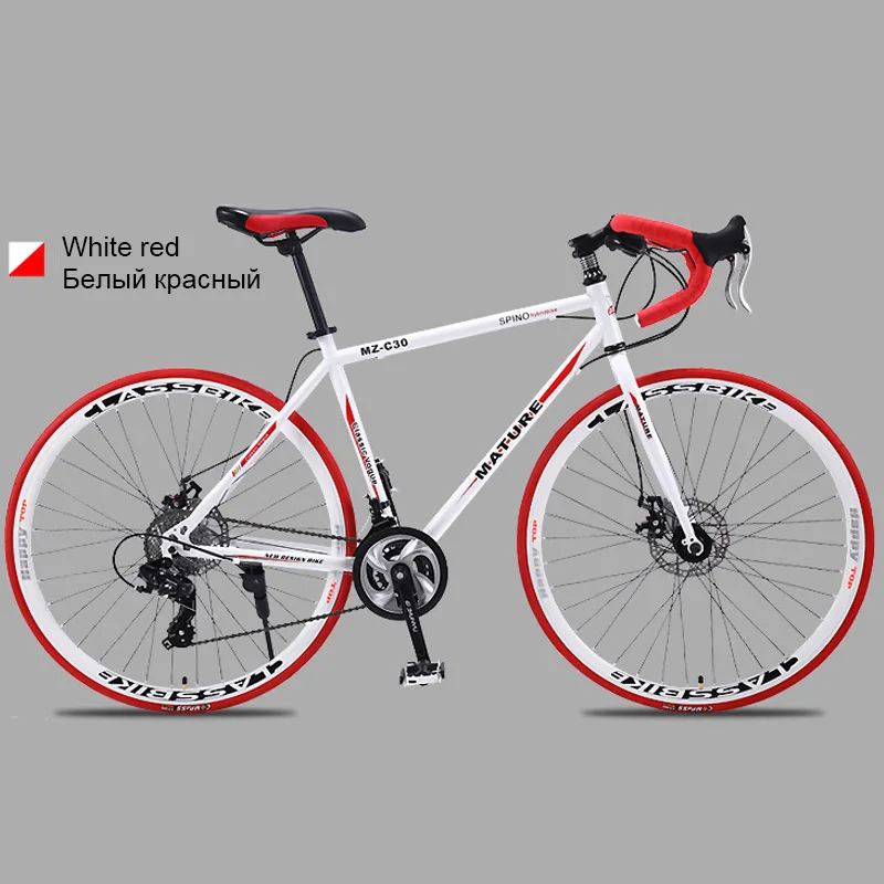 Sport Aluminum Road Bike 700c Mountain Road Bike with 21 Speed Disc Brakes Expert Riders Bikes/Road Bicycle Made US 