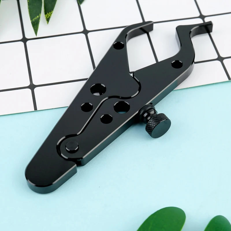Motorcycle Grips Hand Aluminum Cruise Control Fixator Throttle Lock Motorcycle Clamp With Rubber Ring HandleBar Black