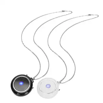 

Anion Air Purifier Necklace Wearable Mini Negative Ion Air Freshener for Home Car Air Cleaning